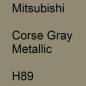 Preview: Mitsubishi, Corse Gray Metallic, H89.
